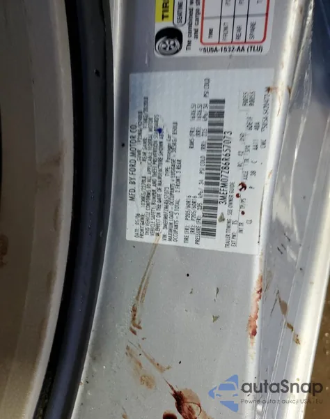 2006 Mercury Milan из США, поврежденный, VIN 3MEFM07Z86R657073